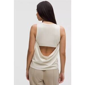 Lululemon Cotton-Blend Open-Back Tank Top